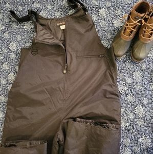 Women's Black Snow Bib